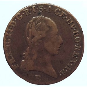 František II. 1792-1835, Cu 1/2 krejcar 1800 E