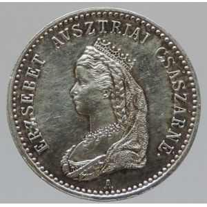 FJI 1848-1916, Alžběta Bavorská, AR korunovační žeton na uherskou královnu