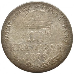 10 krejcar 1869 KB