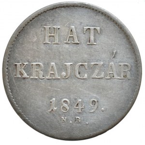 6 krejcar 1849 NB