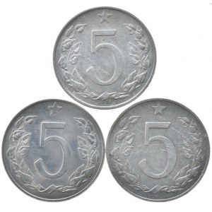 5 hal. 1953, 1954, 1955, 3 ks