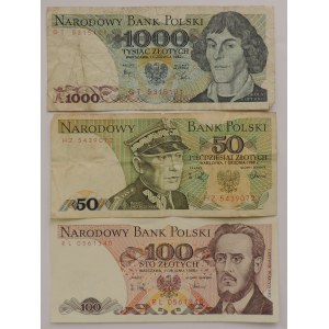 Bankovky konvolut Polsko, různé, viz foto, 6ks