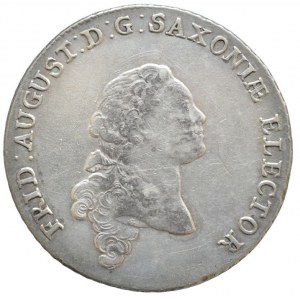 Sasko, Fridrich August III. 1763-1806tolar 1764 E.D.C. Drážďany