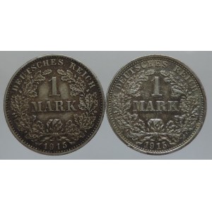 1 Marka 1915 G, 1915 F    2ks
