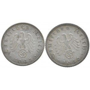 50 pfennig 1940 D, 1943 A, 2ks