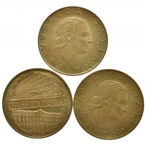 Itálie, 200 Lira 1992, 1995, 1996, 3ks