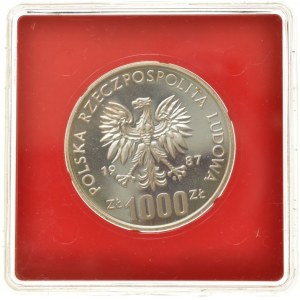 Polsko 1952-1990, 1000 zlotých 1987 - Wratislaw