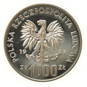 Polsko 1952-1990, 1000 zlotých 1987