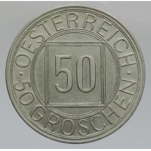 Rakousko republika, 50 Groschen 1934 Nachtschilling