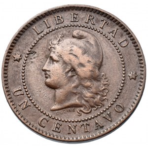 Argentina, republika, 1 centavo 1884