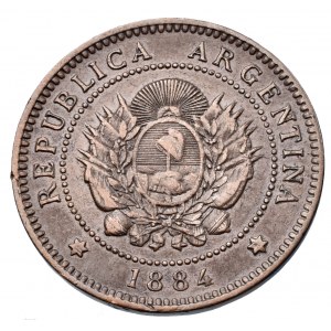 Argentina, republika, 1 centavo 1884