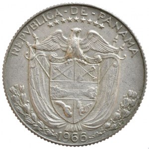 Panama, republika 1903 -, 1/4 balboa 1966