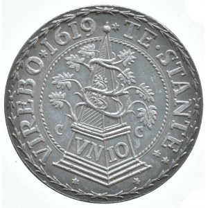 VI. numismatické dny Slezska a severovýchodní Moravy, 1961, pamětní žeton, Al, 31 mm, 3,8 g. V. Löffelmann, ražba KOVO Šumperk. A28/12