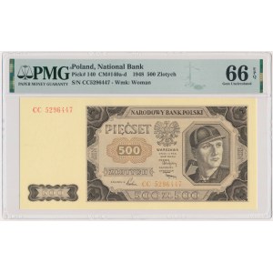 500 złotych 1948 - CC - PMG 66 EPQ