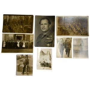 Súbor vojenských fotografií (8 kusov)