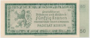 Czechy i Morawy, 50 koron 1940 - WZÓR -