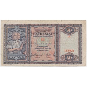 Slovensko, 50 korún 1940