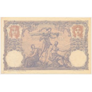 Tunisko, 1 000 frankov 1942-43 - pretlač -.
