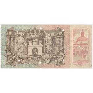Lwów, Asygnata Kasowa na 100 koron 1915, seria J.j