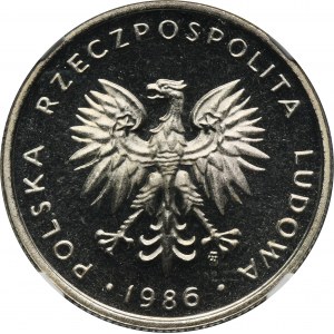 10 złotych 1986 - NGC PF67 ULTRA CAMEO - LUSTRZANKA