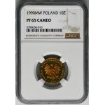 10 Gold 1990 - NGC PF65 CAMEO - LUSTRY