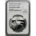 300,000 Gold 1993 Swallows - NGC PF69 ULTRA CAMEO