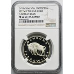 PLN 100 1977 Zubr na ochranu životního prostředí - NGC PF67 ULTRA CAMEO