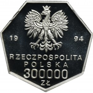 300 000 PLN 1994 Obnova Polské banky - NGC PF68 ULTRA CAMEO