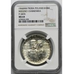 Vzorka, 100 zlotých 1966 Mieszko i Dąbrówka - NGC MS64