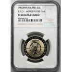 50 Gold 1981 FAO, Welternährungstag - NGC PF68 ULTRA CAMEO - LUSTRANGE