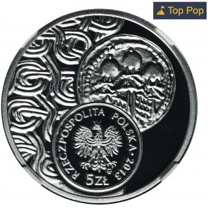 5 złotych 2013 Denar Bolesława II Śmiałego - NGC PF70 ULTRA CAMEO