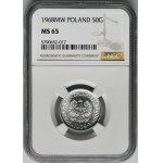 50 haléřů 1968 - NGC MS65 - RARE