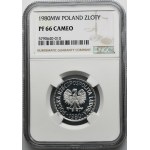 1 złoty 1980 - NGC PF66 CAMEO - LUSTRZANKA