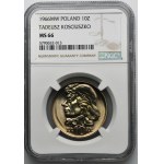 10 złotych 1966 Kościuszko - NGC MS66