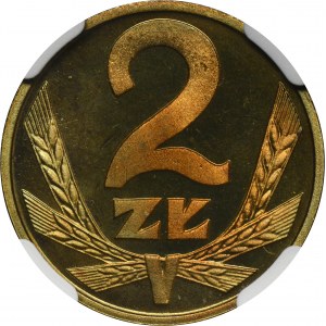 2 złote 1980 - NGC PF67 ULTRA CAMEO - LUSTRZANKA