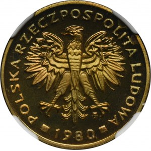 2 zlaté 1980 - NGC PF67 ULTRA CAMEO - LUSTRAGE