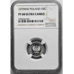 10 Pfennige 1979 - NGC PF68 ULTRA CAMEO - LUSTRY