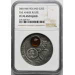 20 złotych 2001 Szlak Bursztynowy - NGC PF70 ANTIQUED