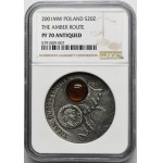 20 Gold 2001 Amber Trail - NGC PF70 ANTIQUED