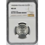 1 złoty 1965 - NGC MS64