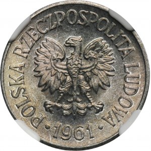 20 haléřů 1961 - NGC MS66