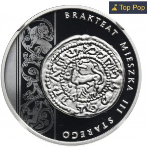 10 złotych 2014 Brakteat Mieszka III Starego - NGC PF70 ULTRA CAMEO