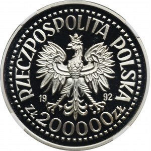 200 000 PLN 1992 Objev Ameriky - NGC PF69 ULTRA CAMEO