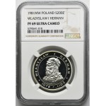 200 złotych 1981 Władysław Herman - NGC PF69 ULTRA CAMEO