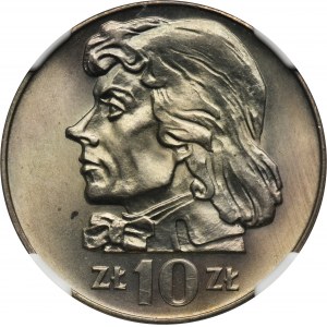 10 złotych 1969 Kościuszko - NGC MS66