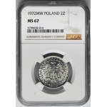 2 złote 1972 Jagody - NGC MS67