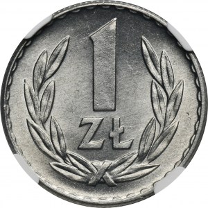 1 złoty 1966 - NGC MS65