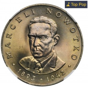 20 złotych 1976 Nowotko - NGC MS67