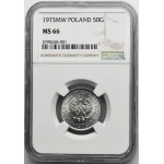 50 Pfennige 1973 - NGC MS66