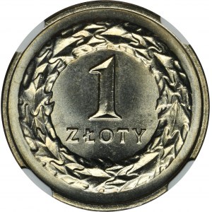 1 złoty 1990 - NGC MS66